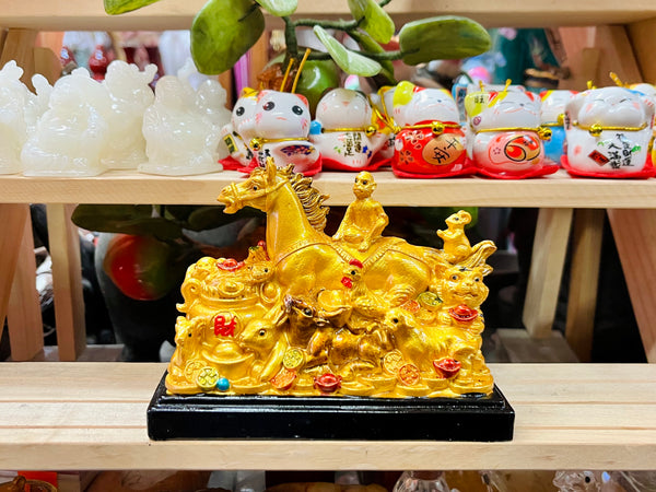 Year of the Horse Fengshui Figurine- rectangular base