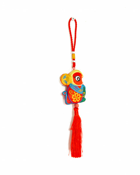 Embroidered Zodiac Lucky Charm