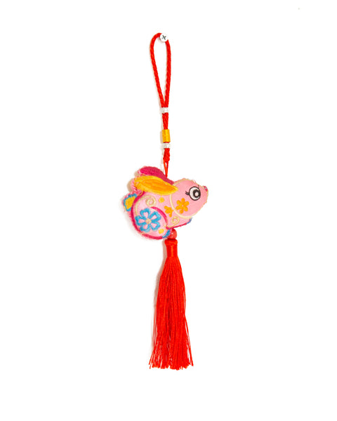 Embroidered Zodiac Lucky Charm