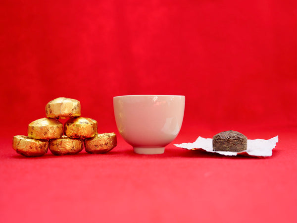 Sticky Rice Scented Mini Pu-erh Tea | 糯香普洱